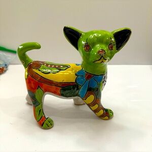 Talavera/Mexican pottery Chihuahua dog